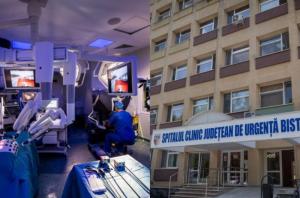 Singurul spital public din țară  cu robot da Vinci pentru chirurgie minim invazivă, la Bistrița