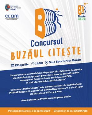 Concursul inter-școlar „Buzăul citește”