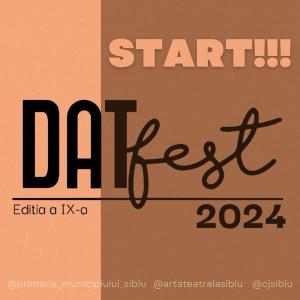 A început DATFest, festivalul studențesc de teatru și management cultural