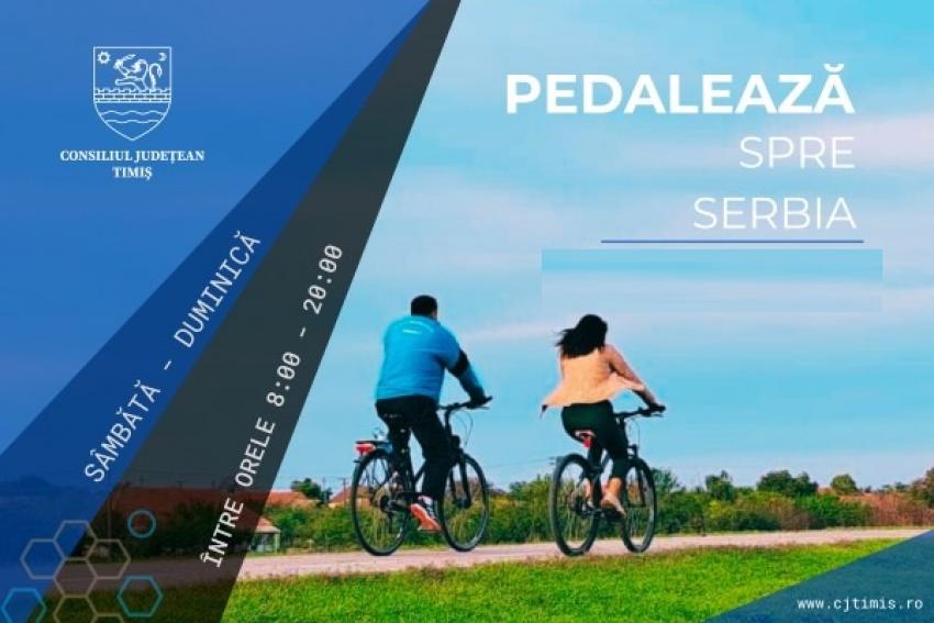 Bicicliștii pot pedala din nou spre Serbia, pe cea mai lungă pistă din România