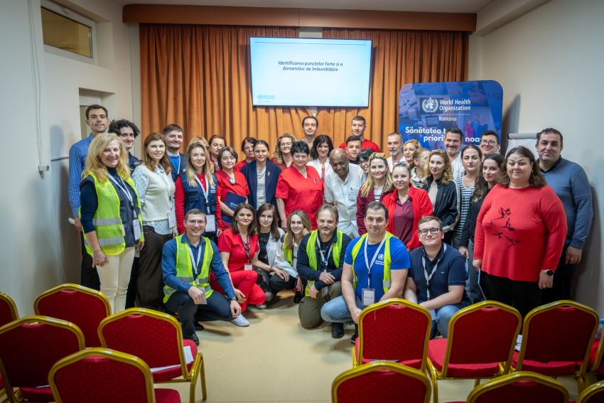 Exercițiu SIMEX la Spitalul Clinic Județean de Urgență Ilfov