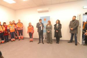 Președintele CJ Galați Costel Fotea a inaugurat luni sediul Ambulanței Tecuci