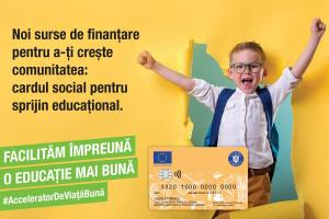 Tichete sociale pentru sprijinul educaţional al elevilor dezavantajaţi, din aprilie