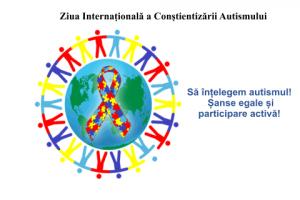 Manifestări de Ziua Internaţională de Conştientizare a Autismului