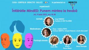 Întâlnirile MindEd: Punem mintea la treabă