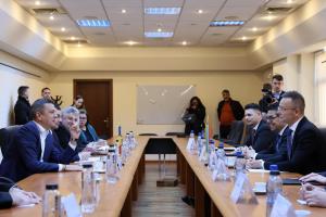 Întâlnirea dintre ministrul român al Transporturilor și Infrastructurii ministrul ungar al Afacerilor Externe şi Comerțului