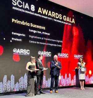 Municipiul Suceava a fost premiat la Gala Smart City Industry Awards 2024