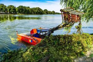 Acțiune de ecologizare pe Lacul Mogoșoaia