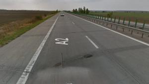 Circulație îngreunată pe A2 din cauza unei lucrări