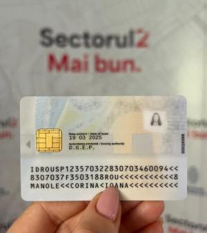 Noile cărți de identitate electronice, disponibile de azi în Sectorul 2!